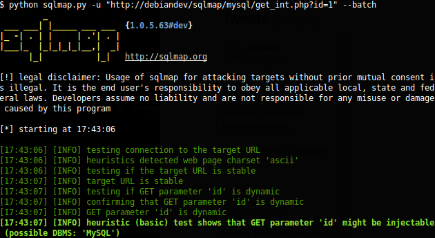 sqlmap Tutorial WordPress SQL Injection Testing White Hat